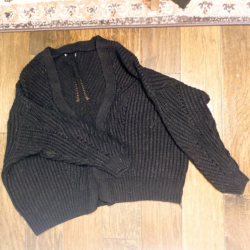 PACSUN Cable and Ribbed Oversized Cardigan